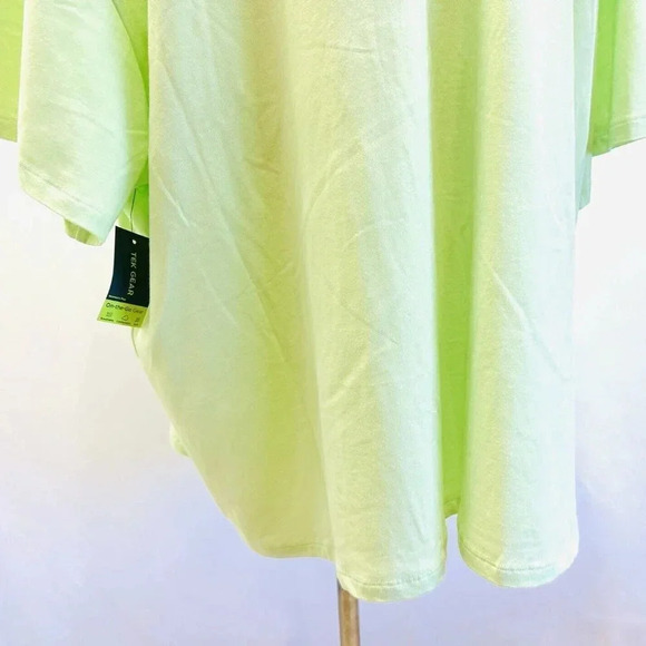 NWT TEK GEAR Women Short Sleeve Crew Neck On the Go Gear Green Shirt Plus Sz 3X - Picture 10 of 12